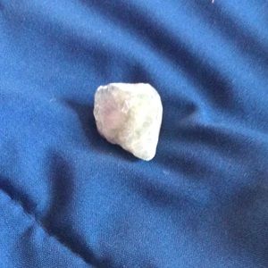 A rock that is green and clear